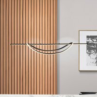 Milagro Lighting LED-hänglampa Ambar, metall, svart, 4 000 K