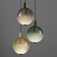 OLEV Suspension LED BEAM STICK NUANCE BALLOTON, vert Ø 35 cm 927