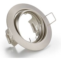 Trio Lighting Rund inbyggnadslampa Jura i matt nickel