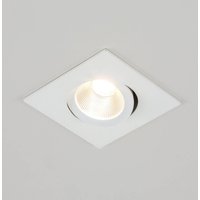 EVN PC20 inbyggnadslampa kantig fasdimmer vit