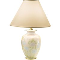austrolux Giardino Perla table lamp, handpainted, Ø 30 cm