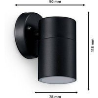 Philips outdoor wall light Kylis, 1-bulb