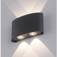 Paul Neuhaus applique d'extérieur LED Carlo, 13 cm, noir