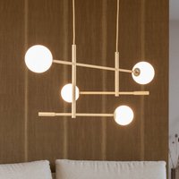 IT´S ABOUT ROMI IT'S ABOUT ROMI Copenhagen hanging light, beige, glass, rotatable