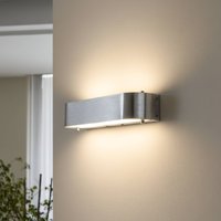 Lindby Applique murale Nika avec douille E14, aluminium