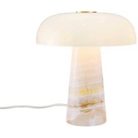 DFTP by Nordlux Bordslampa Glossy, rosa/vit, höjd 24 cm, marmor/glas