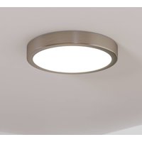 EGLO Panneau LED apparent Fueva 5 IP20 830 nickel Ø21cm