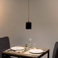Ferroluce Vintage pendant light C984 black