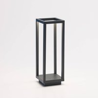 Zafferano Home lanterne LED rechargeable IP54 gris foncé