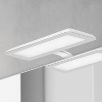 Ebir LED-spegellampa Nikita, vit/stålgrå