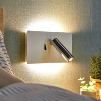 Lucande Elske LED wall light with reading light