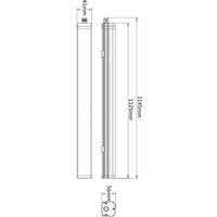Deko-Light Tri Proof Motion LED moisture-proof lamp, 114.5 cm
