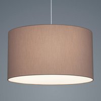 Helestra Certo pendant lamp cylinder 1-bulb, mocca