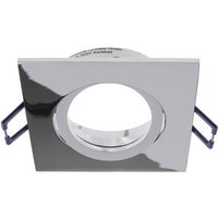 Deko-Light Samsola infälld taklampa, silverglänsande, 9 x 9 cm, metall