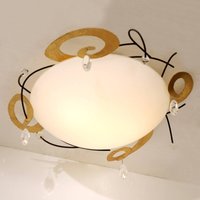 Holländer Smakfull taklampa CASINO med kristall