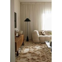 Globen Lighting Golvlampa Cannes, svart, höjd 140 cm