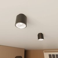 EMIBIG LIGHTING Nano ceiling light, black, 1-bulb, metal
