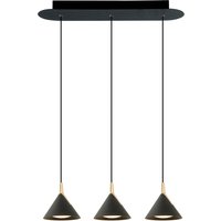 Viokef LED-hänglampa Jolly, 3 lampor, linjär