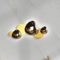 Maytoni Jack-stone LED wall lamp, 79 cm, gold