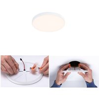 Paulmann Veluna Edge LED infälld IP44 3.000K Ø 9cm