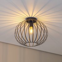 Argon Valor ceiling light, anthracite, steel, Ø 40 cm