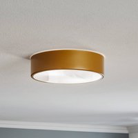 TEMAR LIGHTING Cleo 300 ceiling light, IP54, Ø 30 cm gold