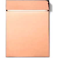 FLOS Real Matter LED-Wandeinbauleuchte IP65 kupfer