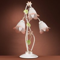 ONLI Botton table lamp in Florentine style, 3-bulb