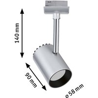 Paulmann URail Shine LED spotlight in chrome