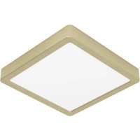 EGLO LED-panel för utanpåliggande montering Fueva 5 IP20 830 mässing 21x21cm