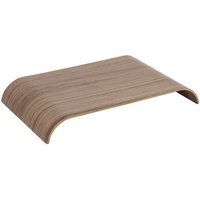 Plateau AYTM Curva, couleur noyer, 41 x 25 x 5 cm, bois