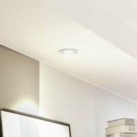 Arcchio LED downlight Jyra, white, 3,000K