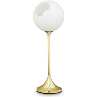 DESIGN BY US Ballroom bordslampa, vit, glas, munblåst, dimbar