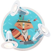 Deckenlampe Little Indians, Fuchs Filip, türkis