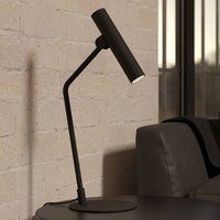 EGLO Lampe de table LED Almudaina, noir, hauteur 49,5 cm, acier