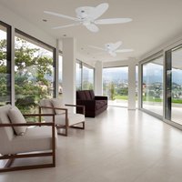 Hunter Low Profile III ventilateur blanc/érable