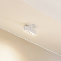 Lindby Eldrin LED recessed light, white, light points, 13.1 cm