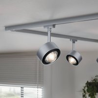 Paulmann URail Aldan LED spot, matt chrome, metal, CCT