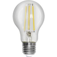 STAR TRADING LED-lampa, E27, 8 W, klar, glödtråd, 4 000 K, dimbar