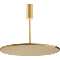 OLEV LED-taklampa FLUENTIS, guld, Ø 54 cm, metall 2.700 K