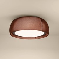 LEDS-C4 Plafonnier LED Gong, brun, 4.000 K, Ø 61,2 cm