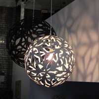 david trubridge Floral lampa wisząca Ø 40cm czarna