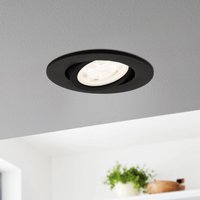 EGLO connect Saliceto-Z LED recessed light, black