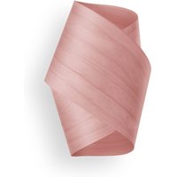 LZF LAMPS LZF vägglampa Orbit, ljusrosa, bredd 19 cm, trä