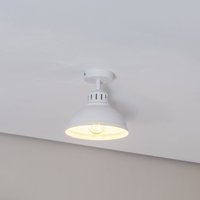 Luminex Plafonnier Sven, à 1 lampe, blanc, acier, E27