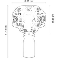 MARKET SET Odyssée table lamp, height 43 cm