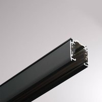 GLOBAL three-circuit track Noa surface-mounted 100cm, black