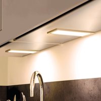 Hera LED under-cabinet lamp Sky Dimmer 2-pack 3,000K stainless steel