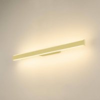 SLV LED-badrumsvägglampa One Linear, 70 cm, mässingsfärgad