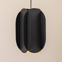 Opviq Corner pendant light, black, height 35 cm, metal, E27